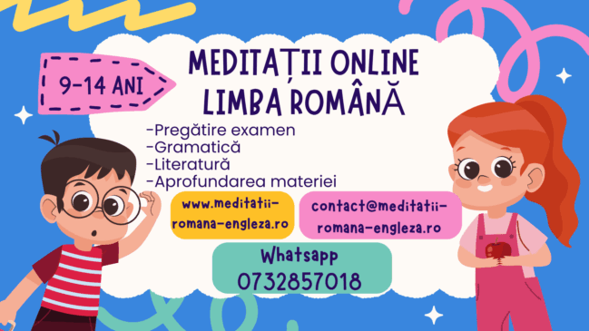 Meditatii Online Limba Romana