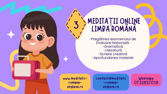 Meditatii Limba Romana