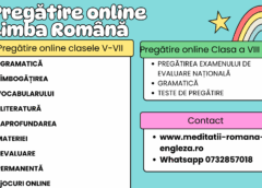 pregatire online limba romana