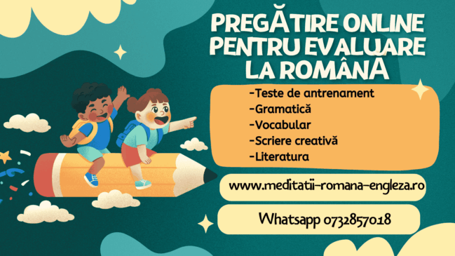 pregatire online pentru evaluare la romana