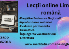 Învățăm limba română cu lecții online