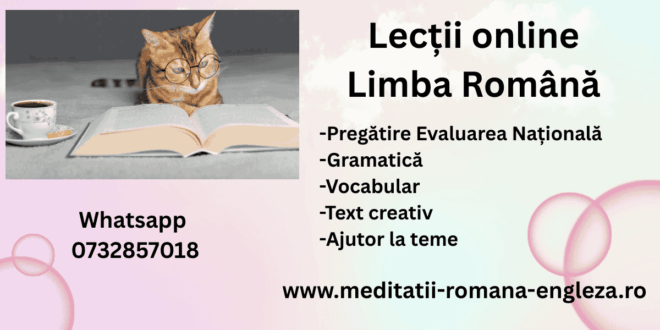 lecții online limba română