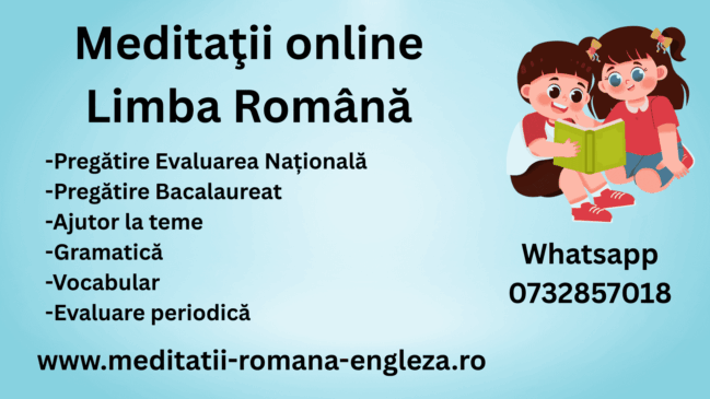meditatii online la limba română cum sa scrii corect si fluent