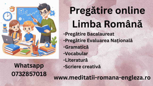 pregatire online la romana exceleaza la gramatica si literatura