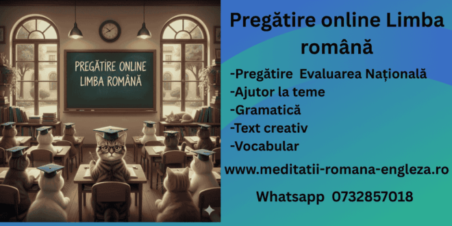 pregătire online limba romana