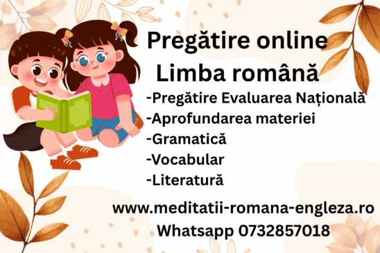 Învață limba română doar cu pregătire online