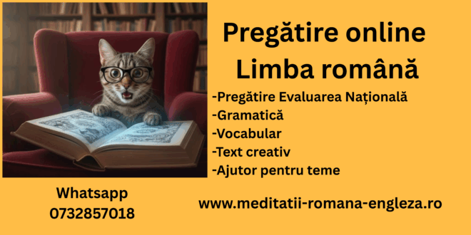 descoperim lucruri noi...cu pregătire online la română