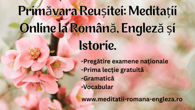 primăvara reușitei meditații online la română, engleză și istorie (1)