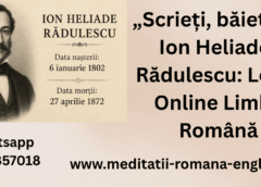 „Scrieți, băieți!” – Ion Heliade-Rădulescu: Lecții Online Limba Română „Scrieți, băieți!” – Ion Heliade-Rădulescu: Lecții Online Limba Română