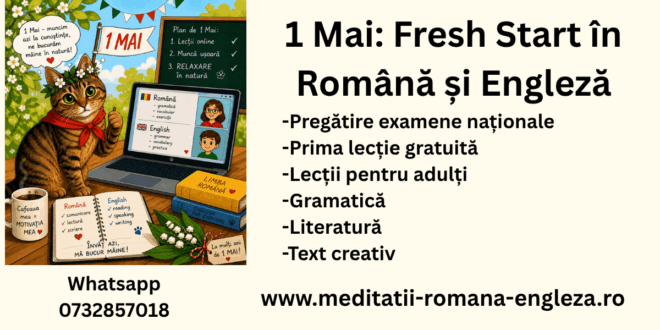 1 mai fresh start în română și engleză